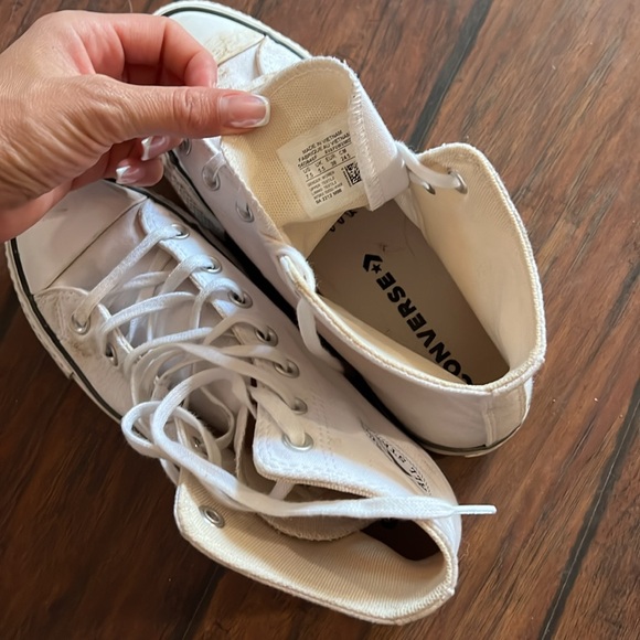 White platform converse - Picture 3 of 3